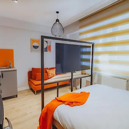 Marcian's Column - Orange And Blue Hotel