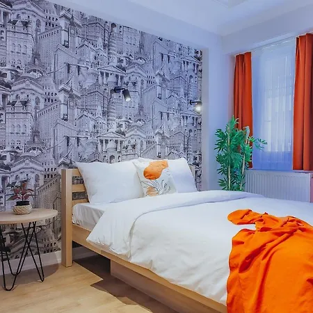 Marcian's Column - Orange And Blue *