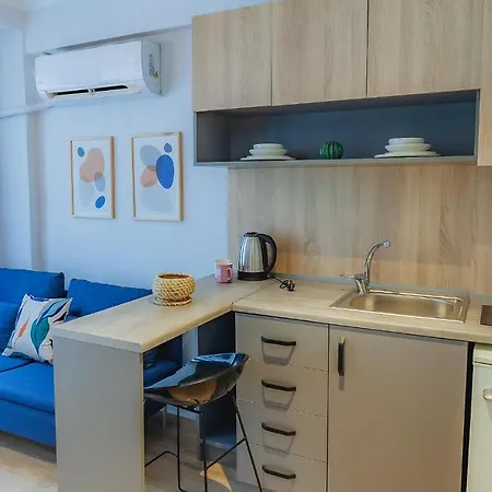 Marcian's Column - Orange And Blue