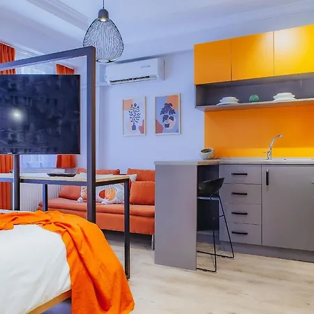 Marcian's Column - Orange And Blue