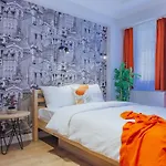 Marcian's Column - Orange And Blue *